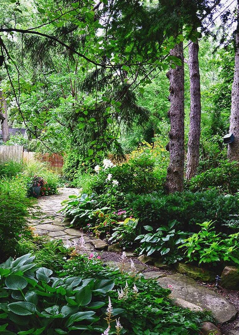 Beautiful Backyard Garden Path