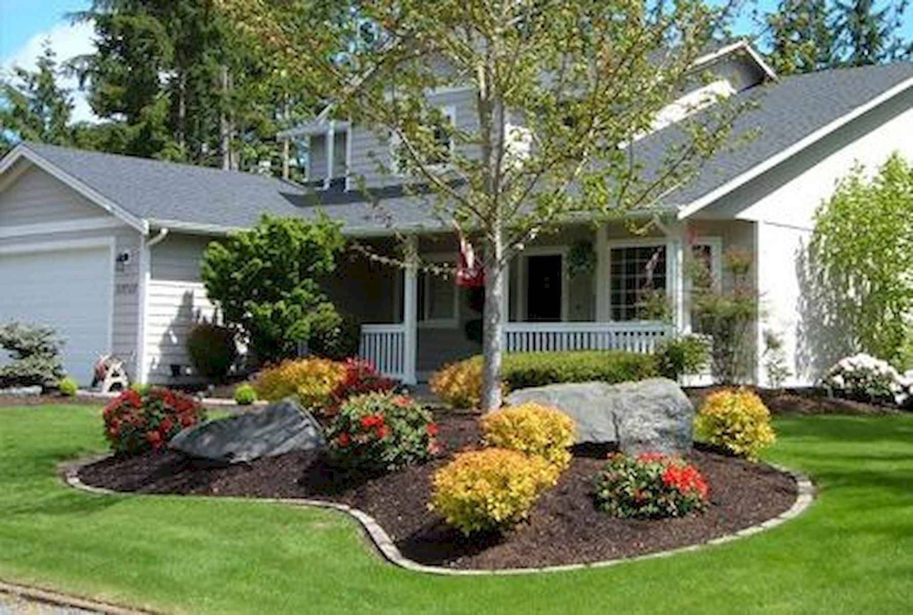Beauty Front Yard Pathways Landscaping Ideas
