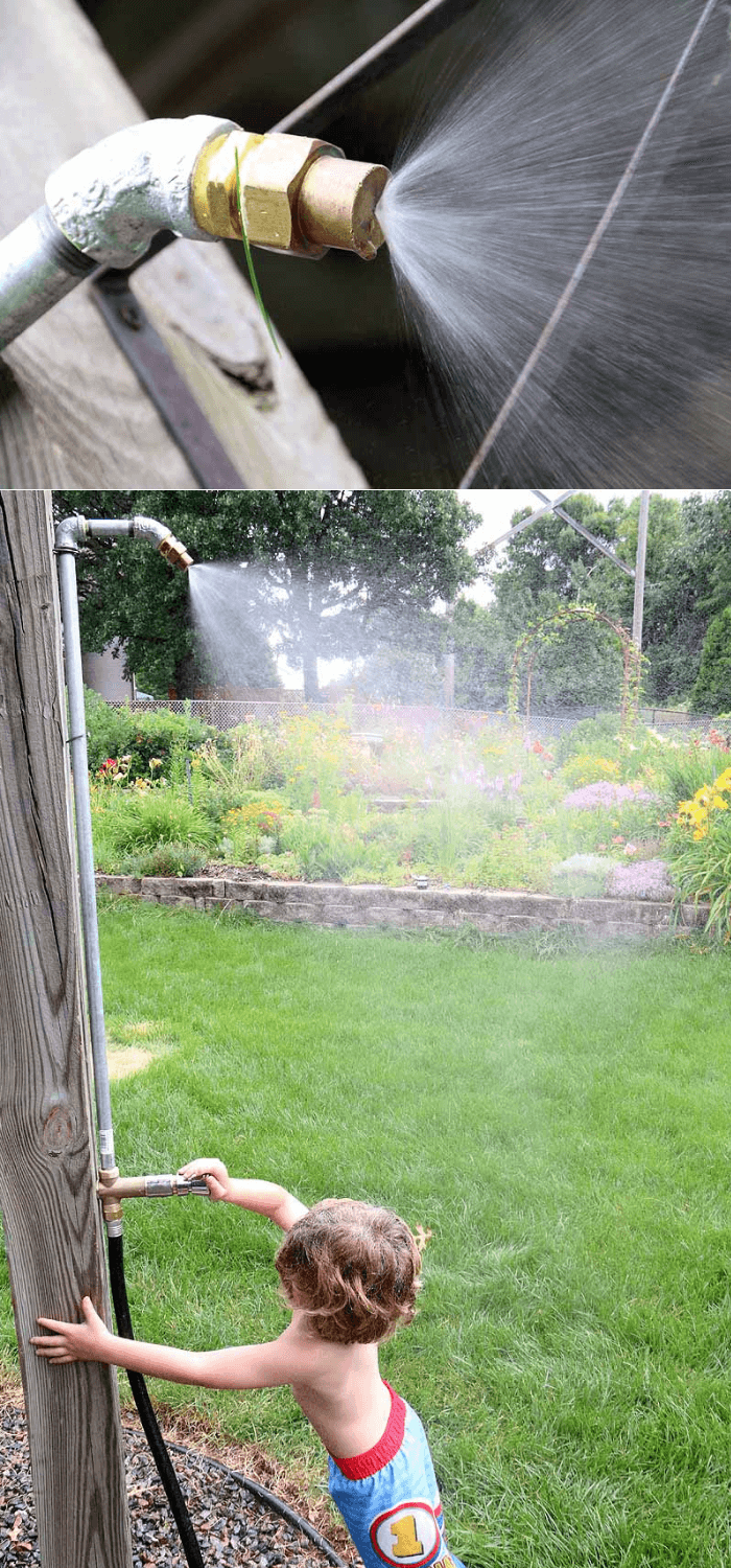A Garden Sprinkler Diy Sprinkler System Ideas