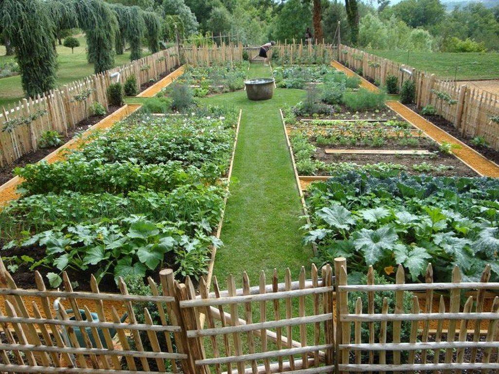 A Simple Formal Herb Garden
