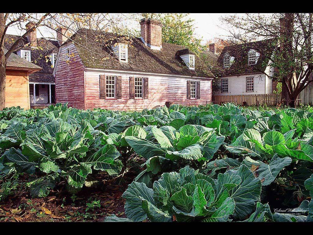 This Colonial Style Kitchen Garden