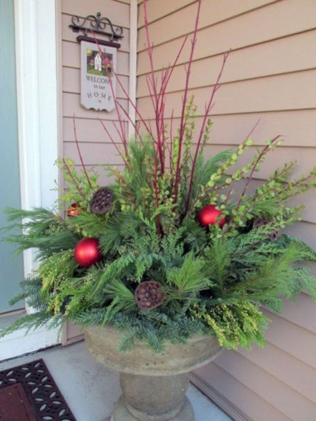 Lovely Winter Container Garden Idea