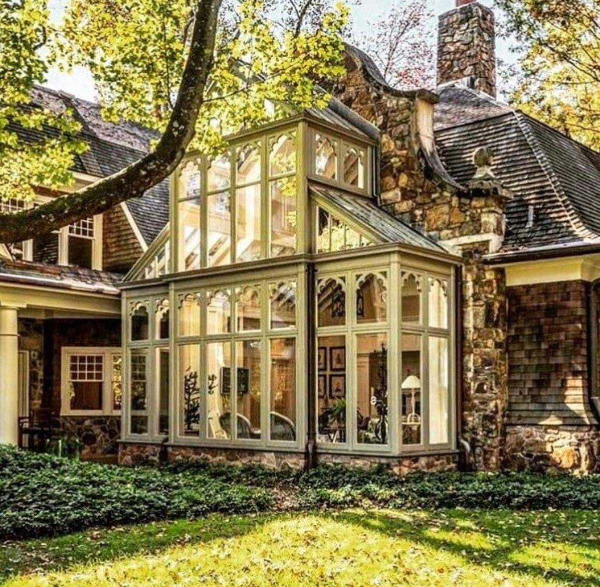 Winter Garden Greenhouse Wallpapers