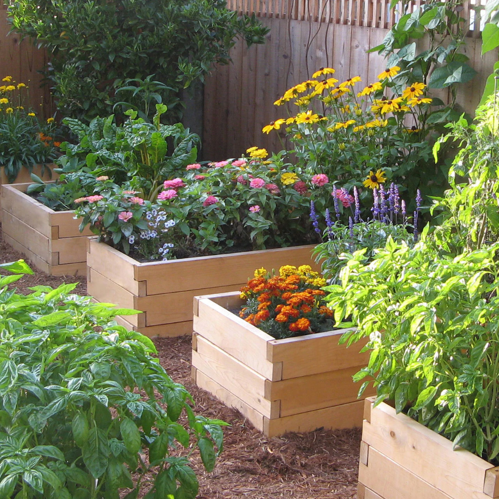 Raised Flower Bed Diy Raised Garden Outdoor Garden Decor Pallets Garden