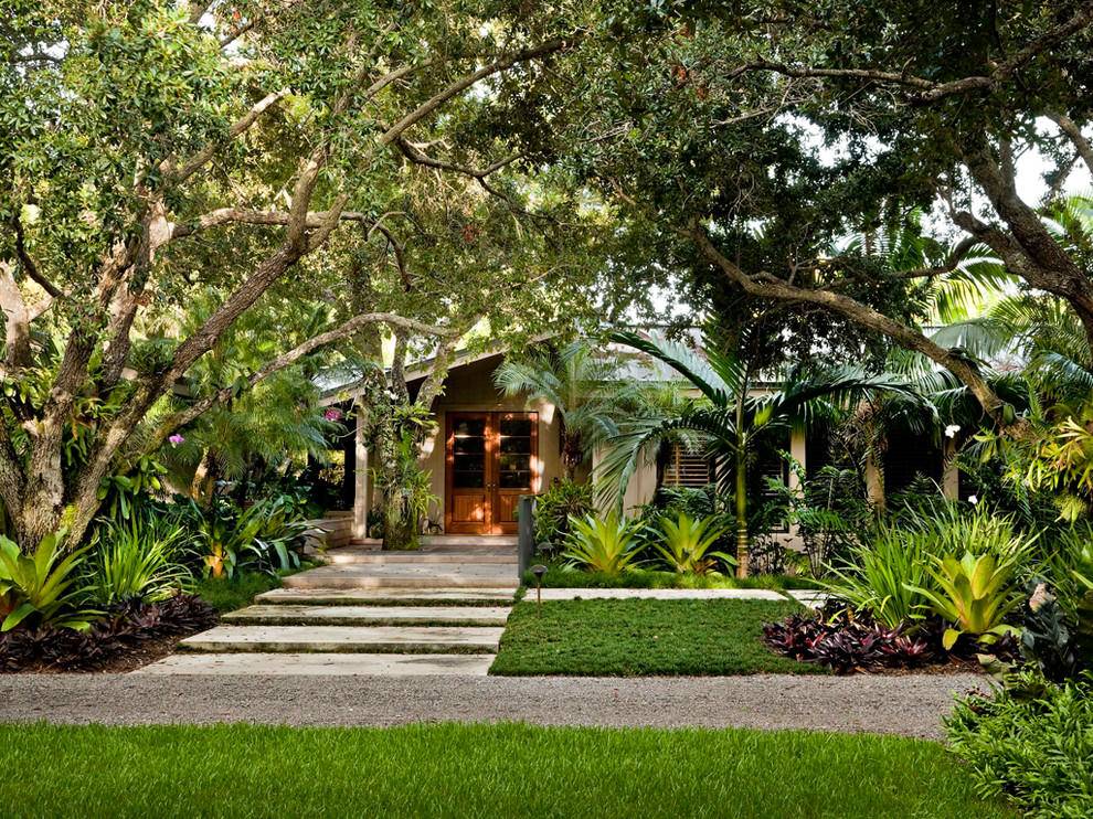 A Modern Tropical Garden
