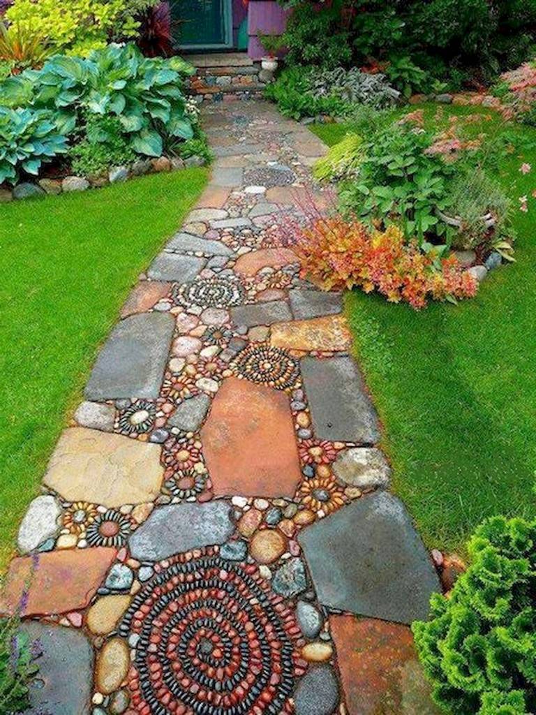 Beautiful Backyard Garden Path