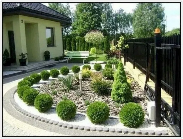 Modern Low Maintenance Minimalist Garden Design Idea