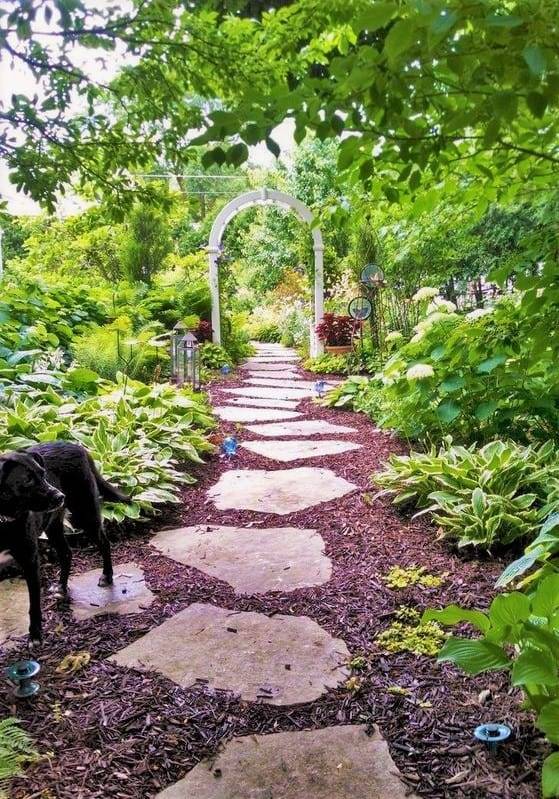 Brilliant Garden Path Walkways Design Ideas