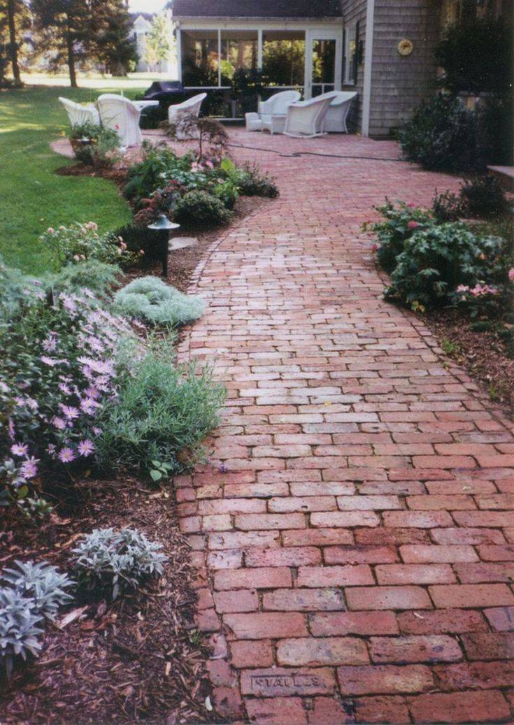 A Long Brick Garden Path