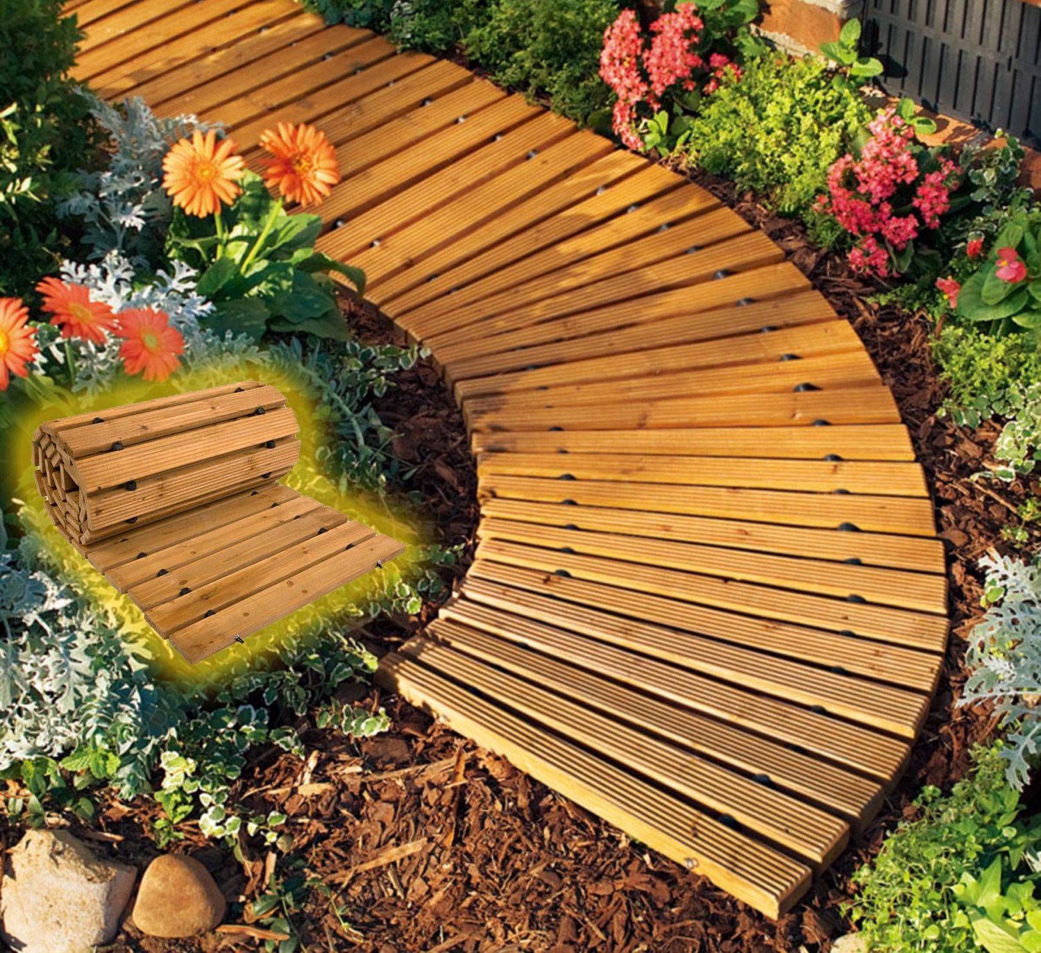 Garden Wooden Walkways