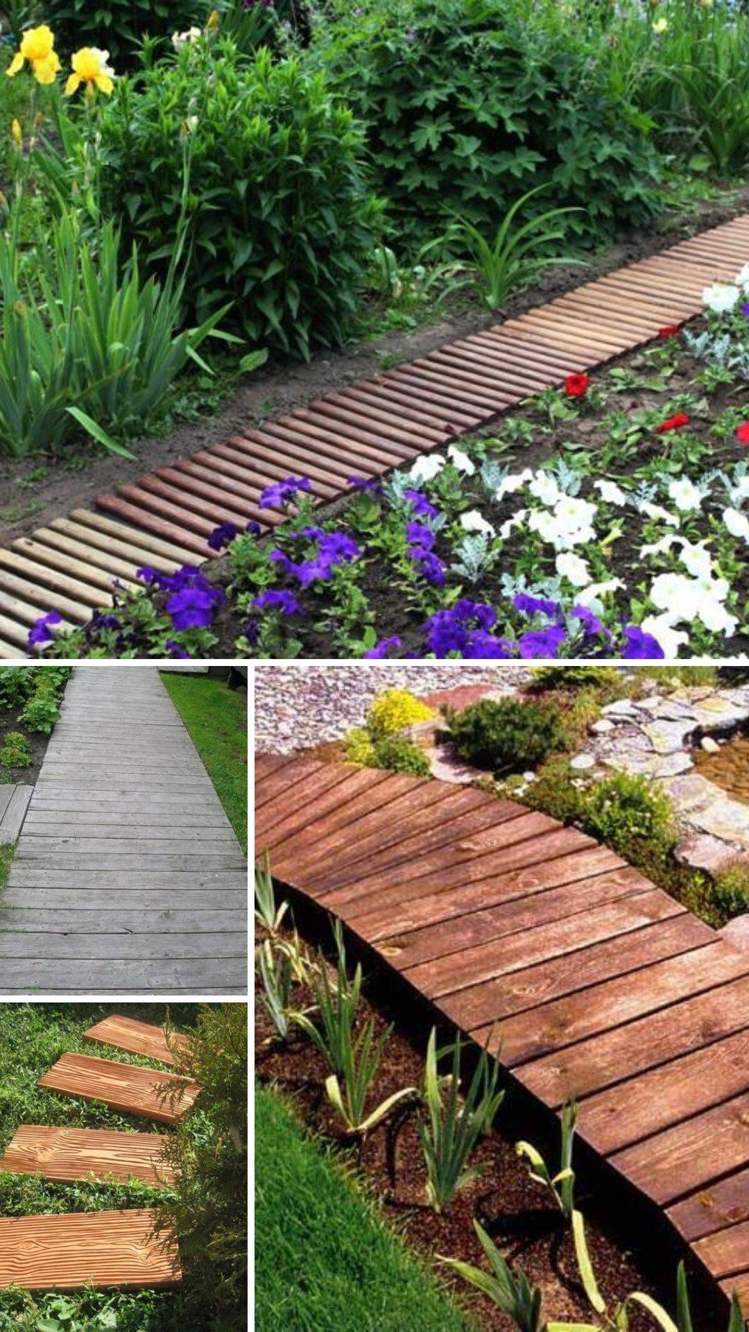 Cheap Diy Garden Paths Design Ideas