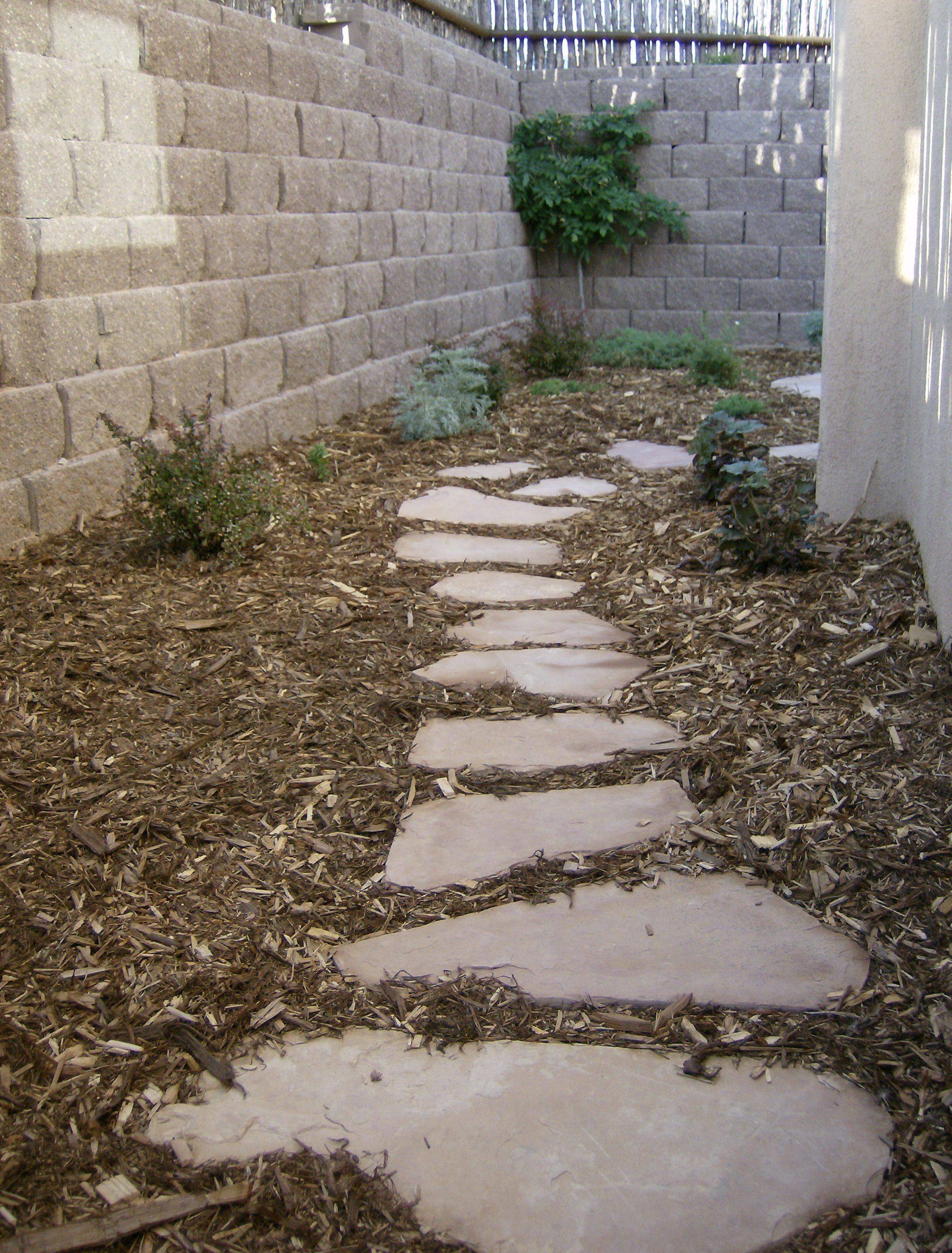 Patio Backyard Walkway Stepping Stones Recognizealeadercom