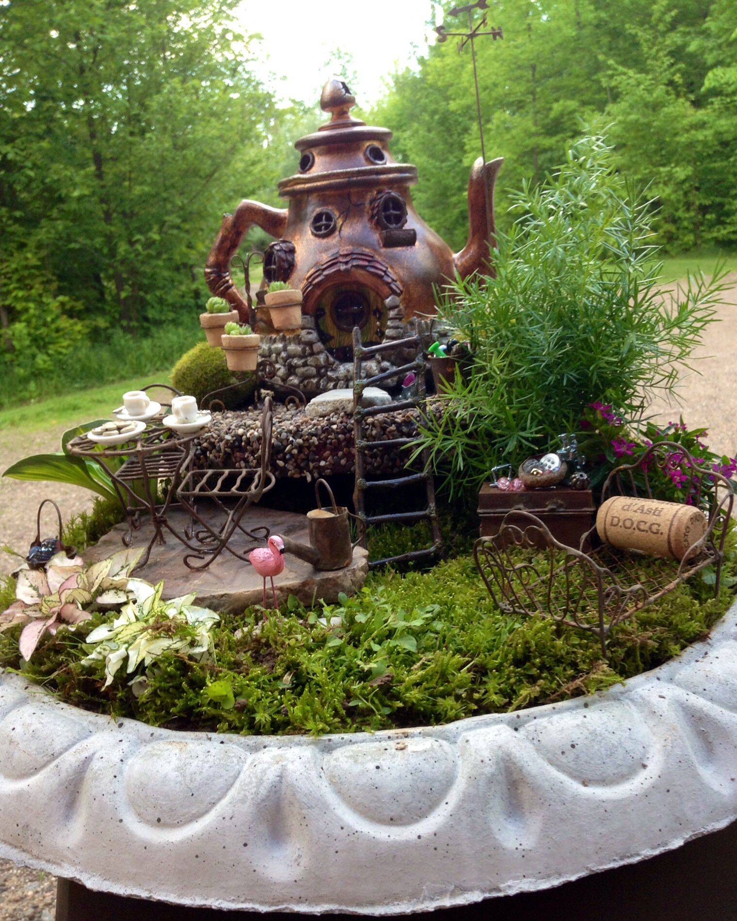 16 Fairy Garden Bird Bath Ideas You Must Look SharonSable
