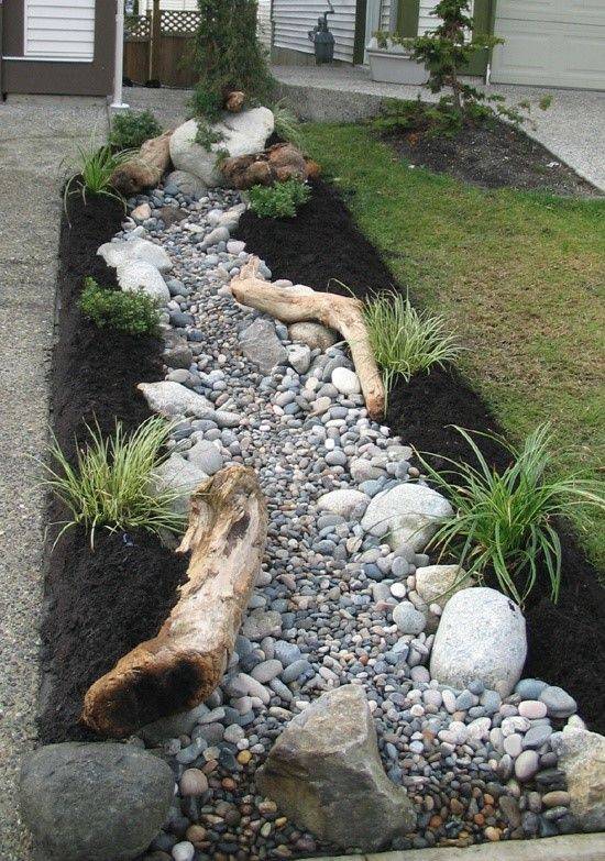 Dry River Bed Landscape