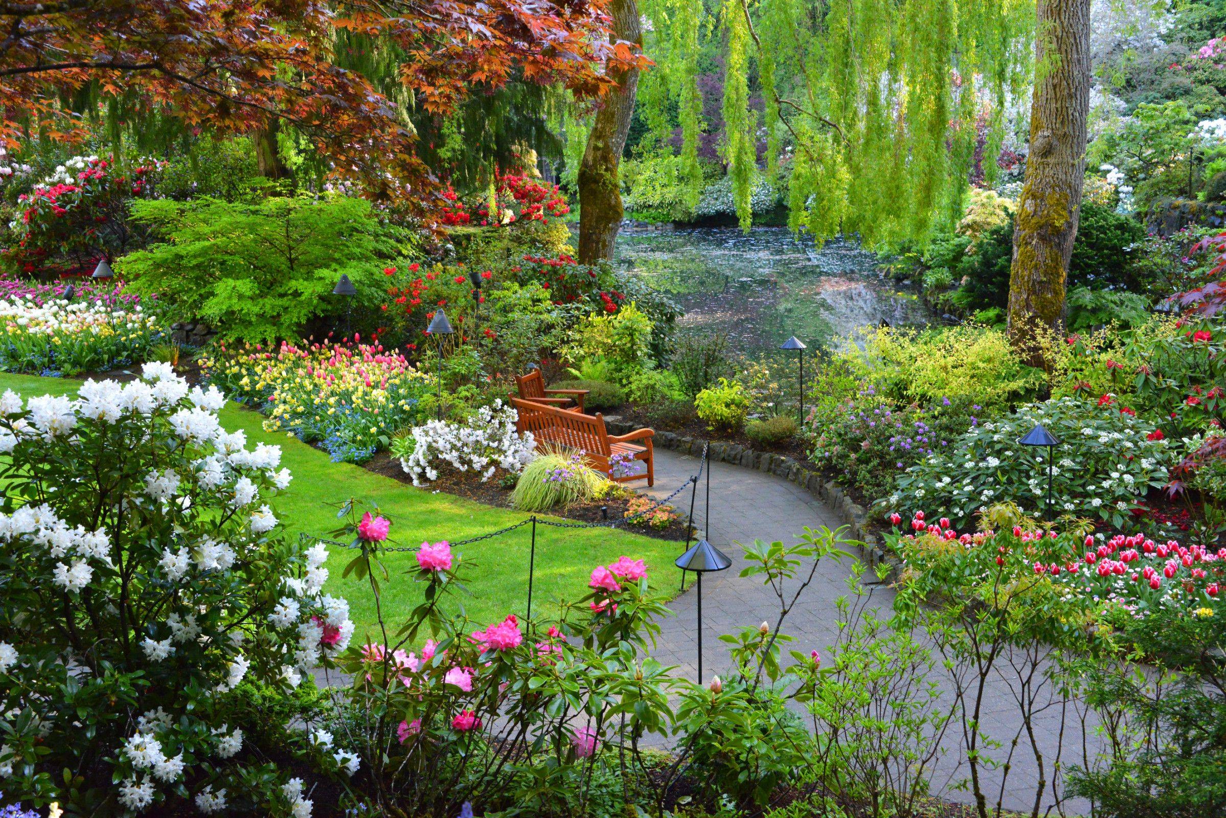 Butchart Gardens Most Beautiful Gardens