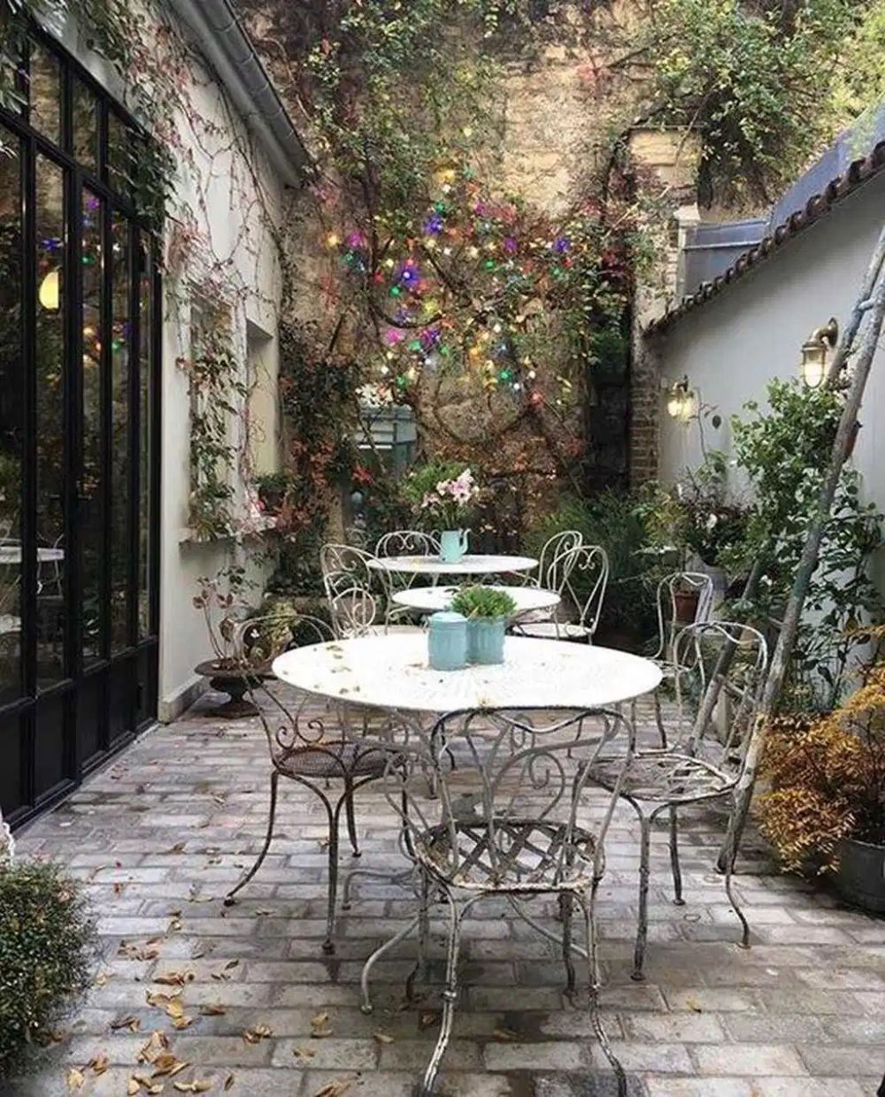 French Country Garden Traditional Patio Chicago