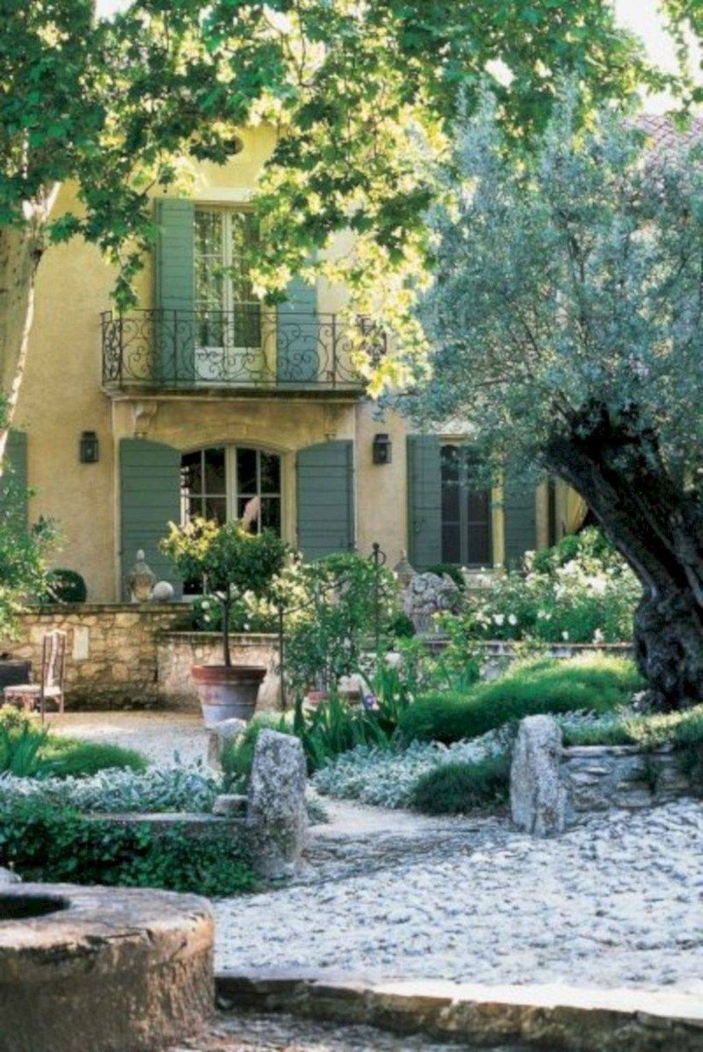 French Country Garden Traditional Patio Chicago