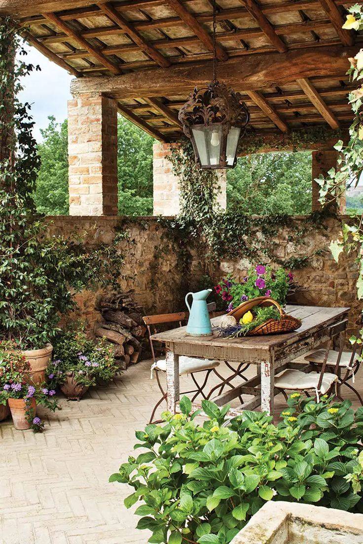 Outdoor Living Bluestone Patio Gravel Patio Tuscan Landscape Design