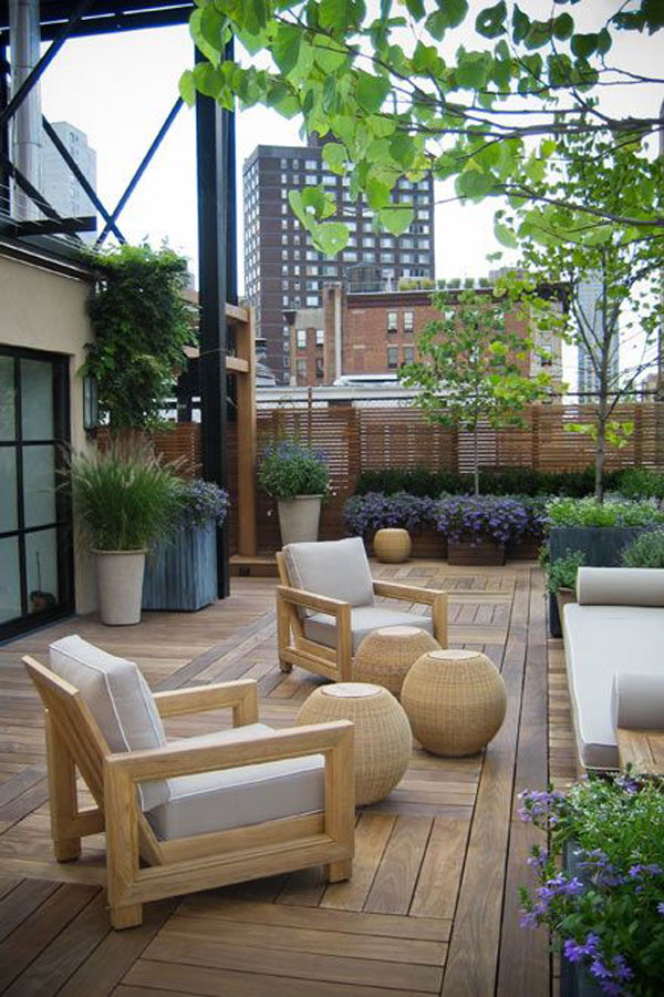 London Small Roof Garden Ideas