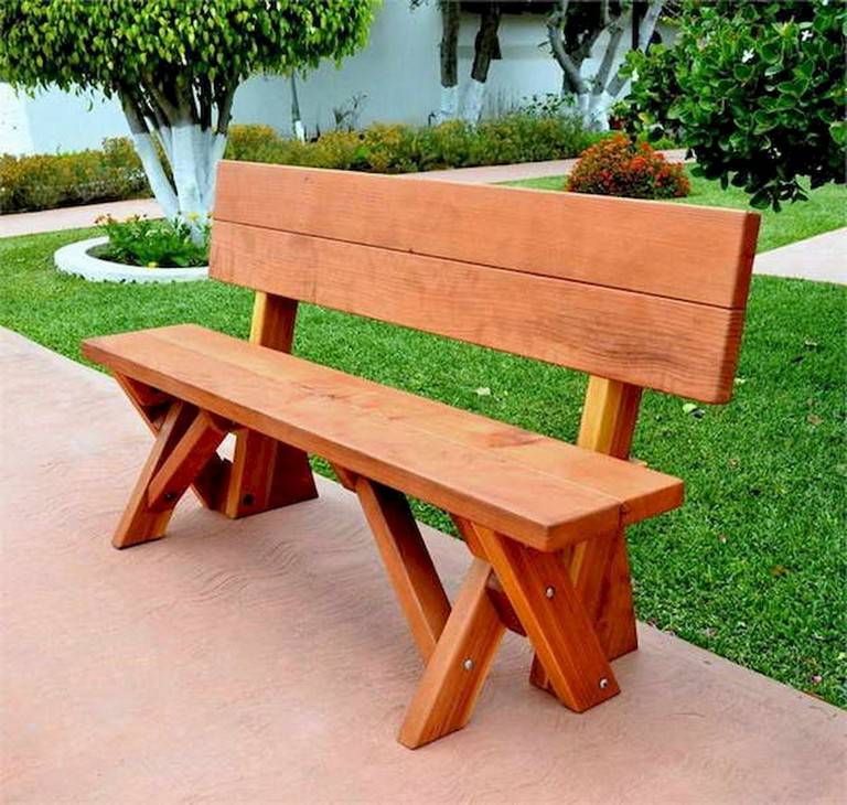 Rustic Outdoor Benches Pdf Plans