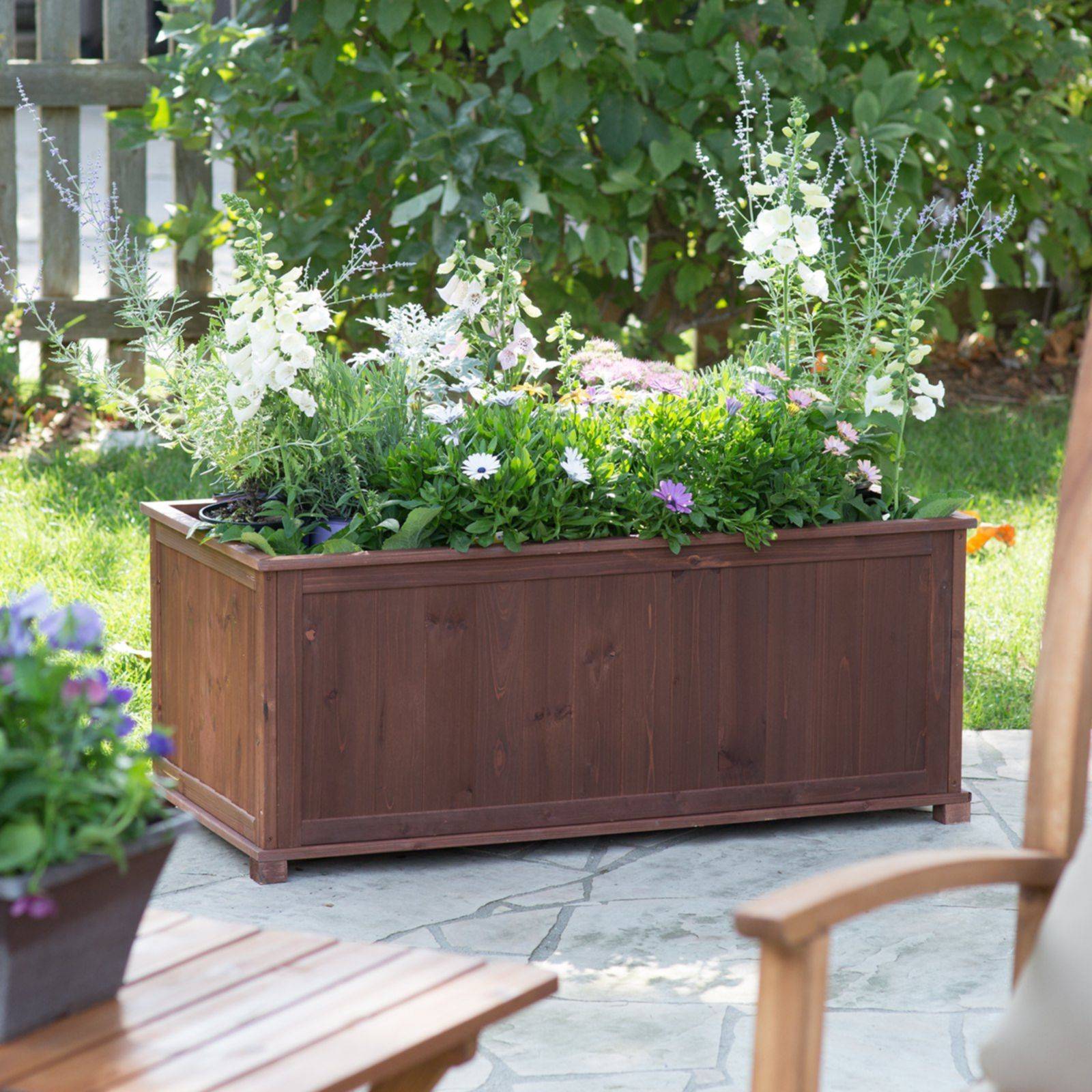 Stunning Wooden Garden Planters Ideas Try Page