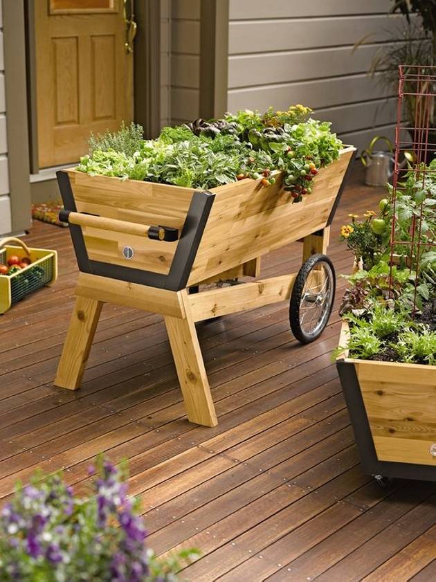 Stunning Wooden Garden Planters Ideas Try Page