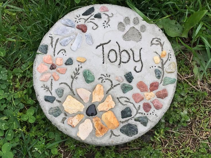 Personalzed Memorial Stepping Stone Memorial Gift Garden