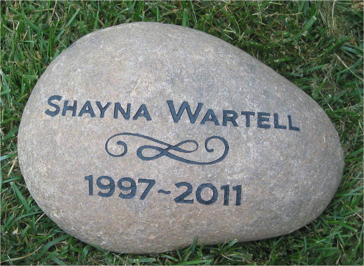 Memorial Garden Stone In