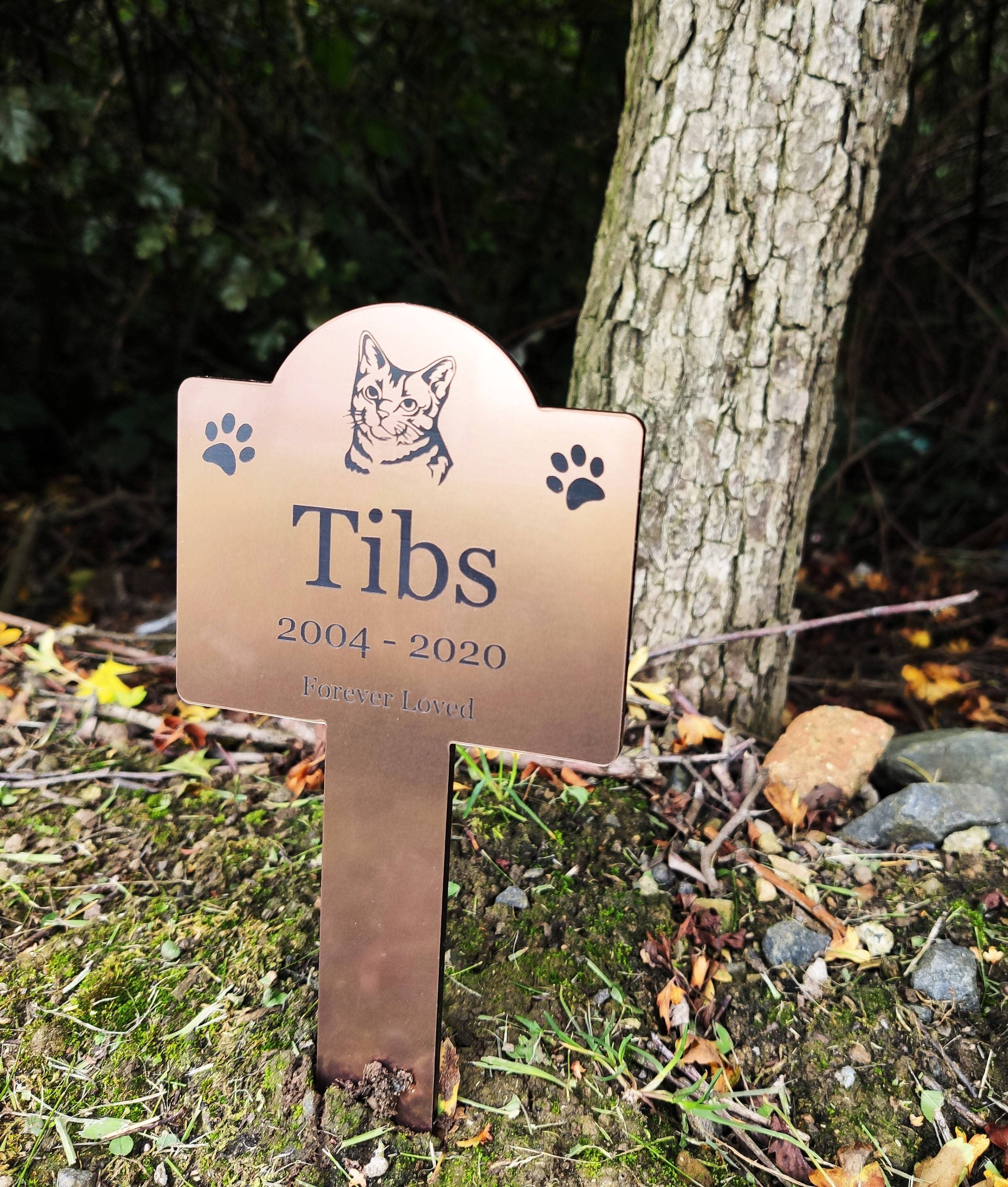 Pet Garden Memorial Marker Pet Remembrance Plaque Pet Headstone Pet