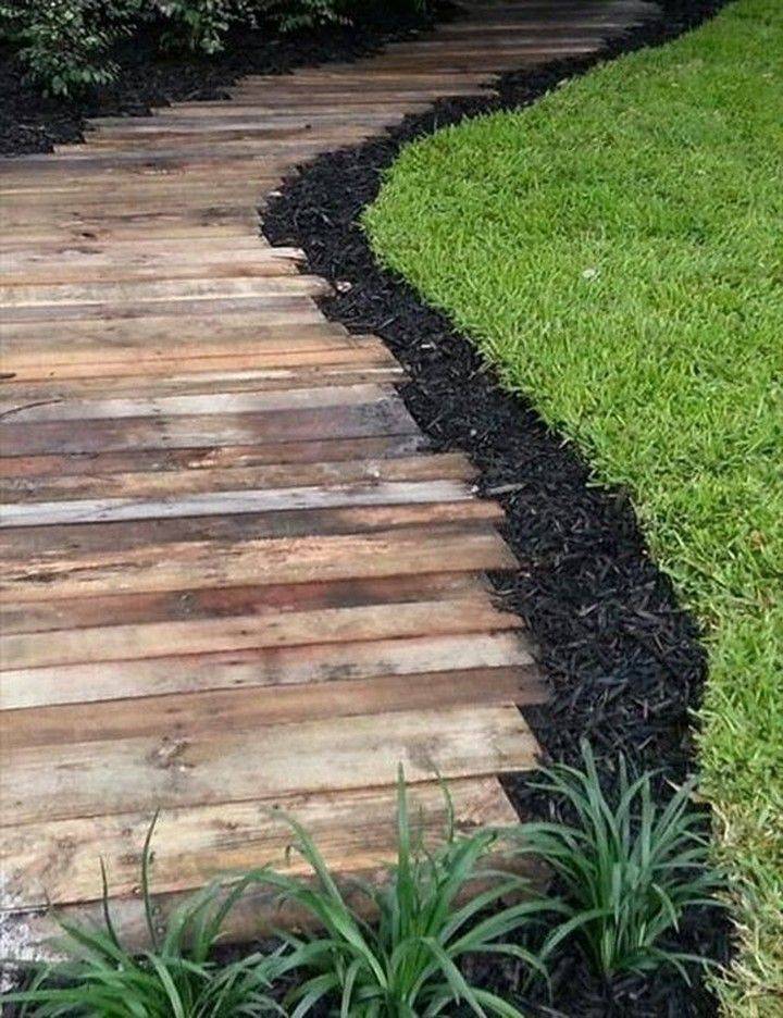 Wood Pallet Walkway Pallet Walkway