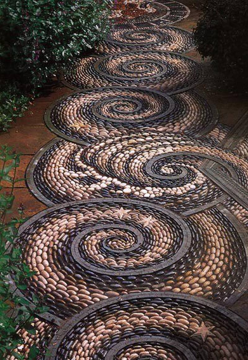 Mosaic Garden Path Ideas