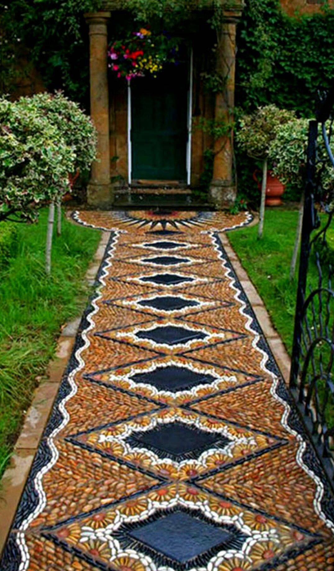 Mosaic Garden Path Ideas