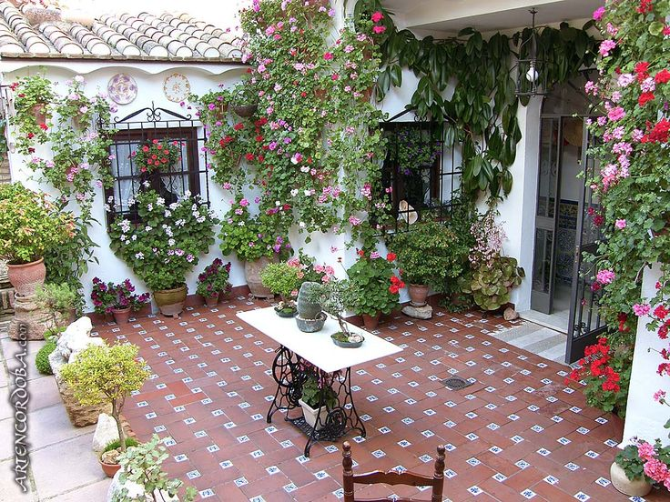 24 Spanish Courtyard Garden Ideas You Gonna Love SharonSable