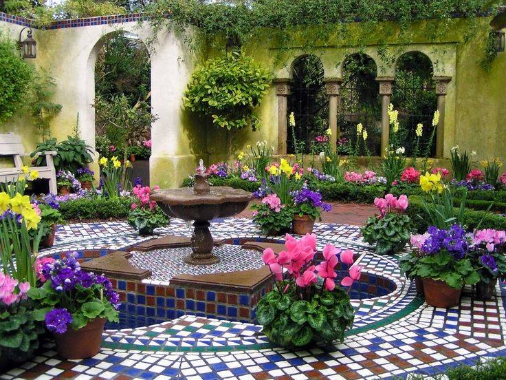 Wonderful Italian Garden Design Decorating Ideas