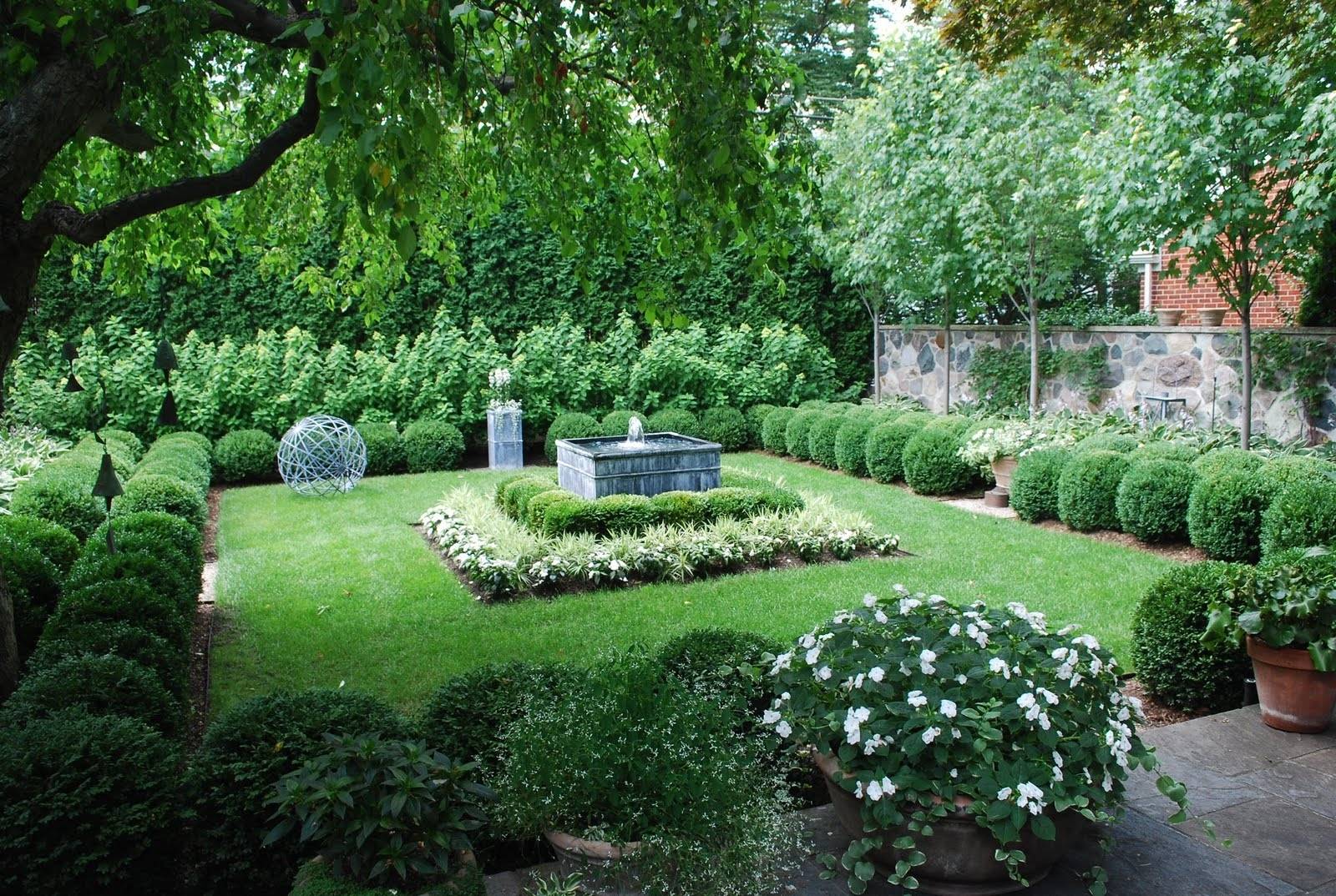 Boxwood Garden Design Ajf Design
