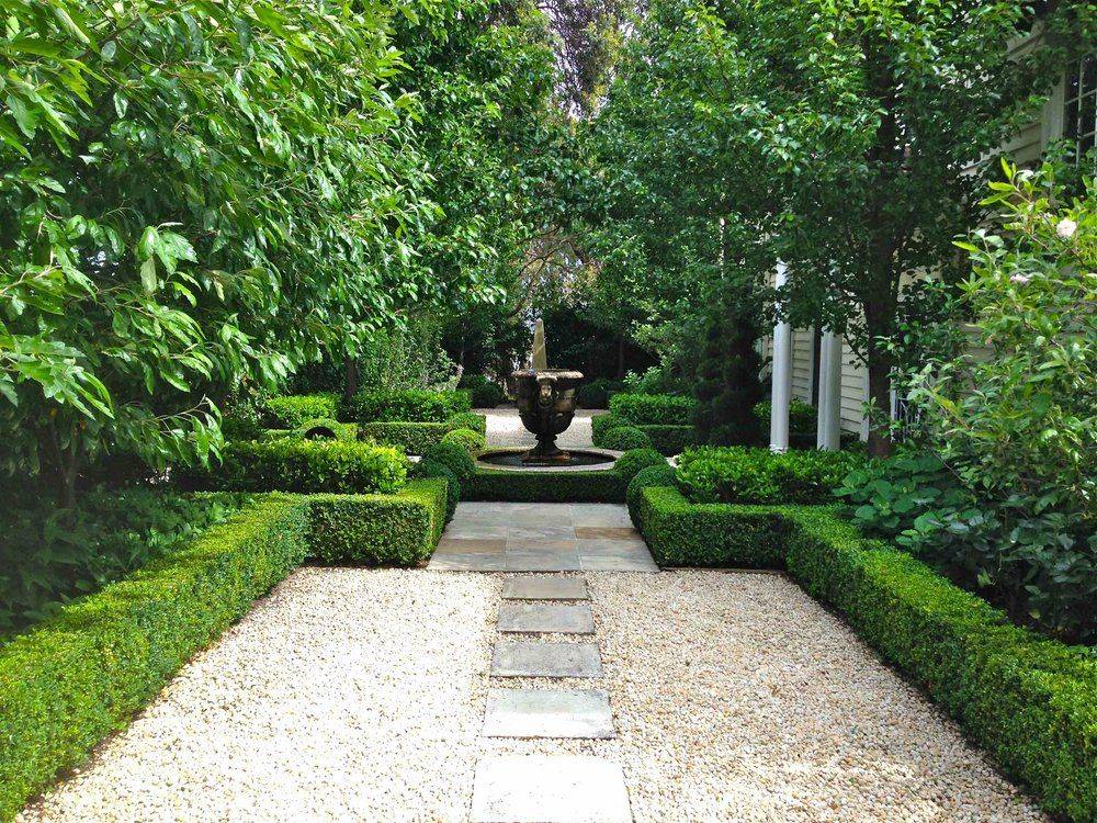 Boxwood Garden Design Ajf Design