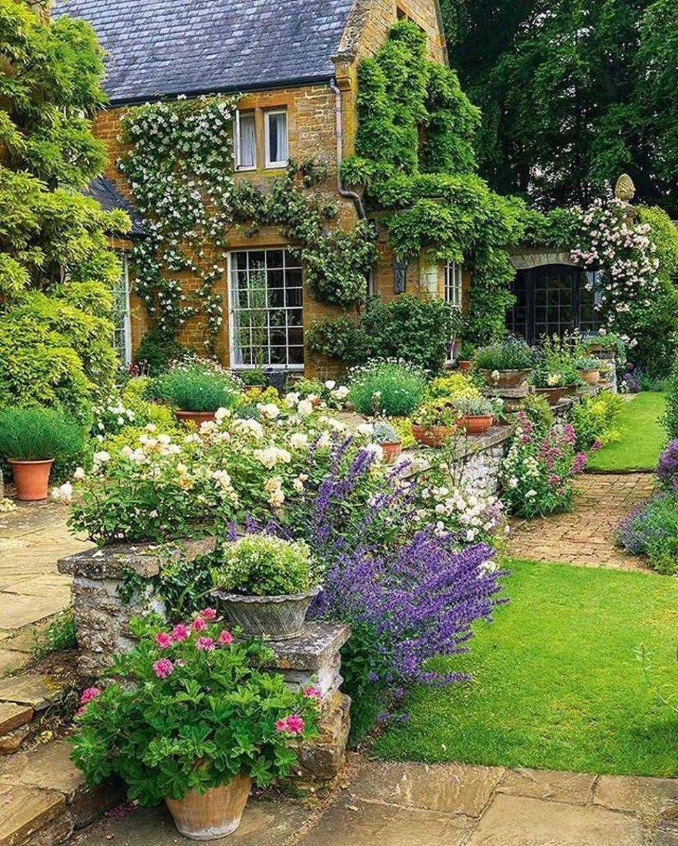 Beautiful Modern English Country Garden Design Ideas Rose Garden