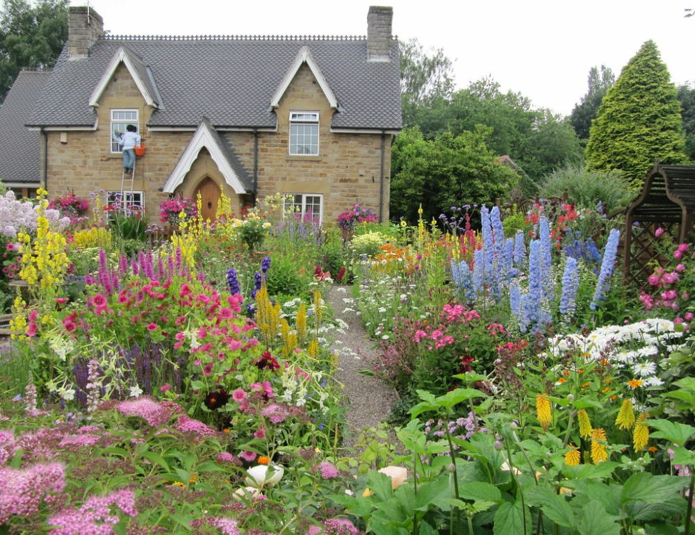 An English Garden Landscape
