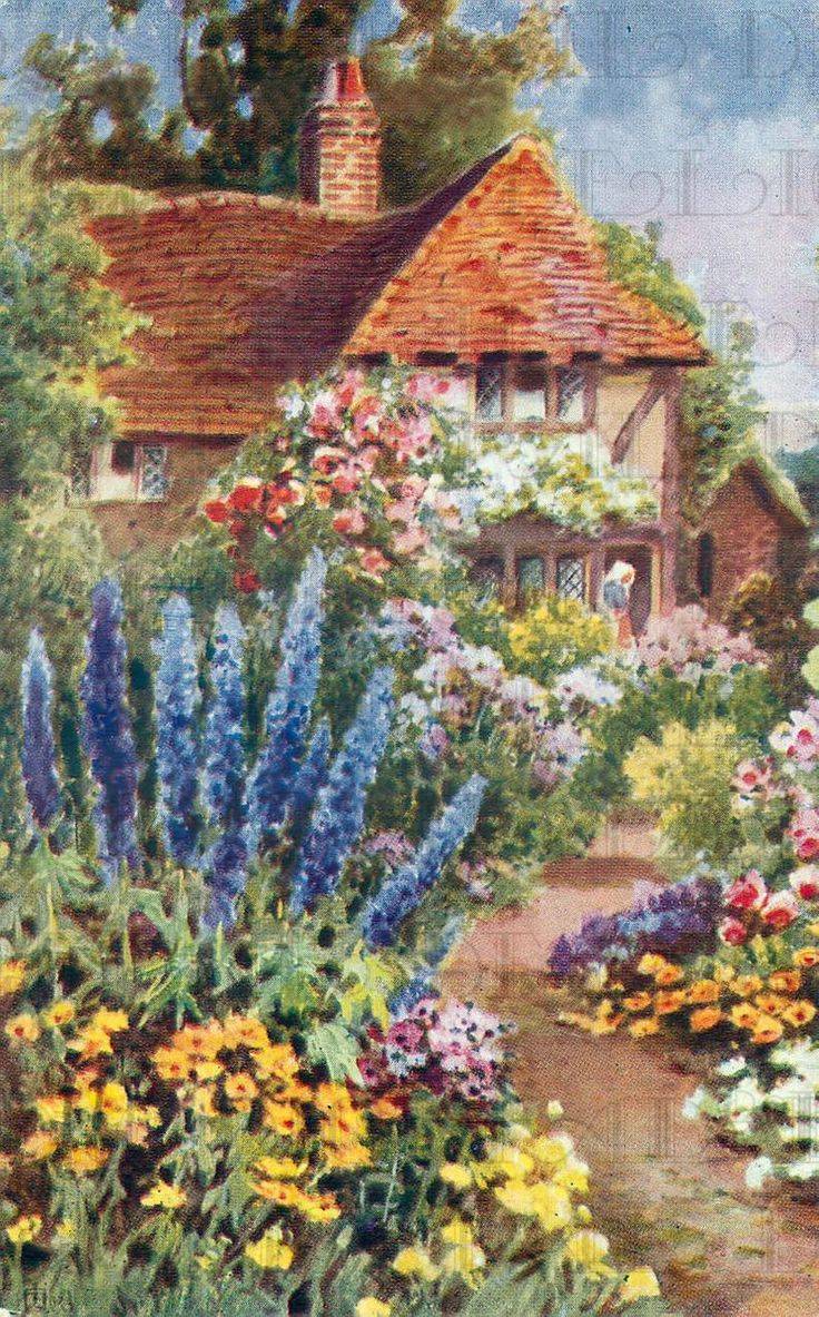 English Cottage Garden English Cottage