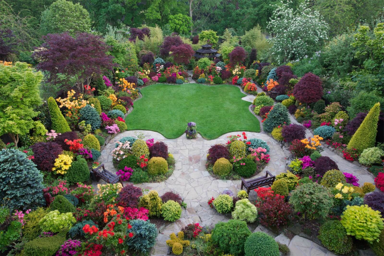 Wonderful Formal English Garden Designs
