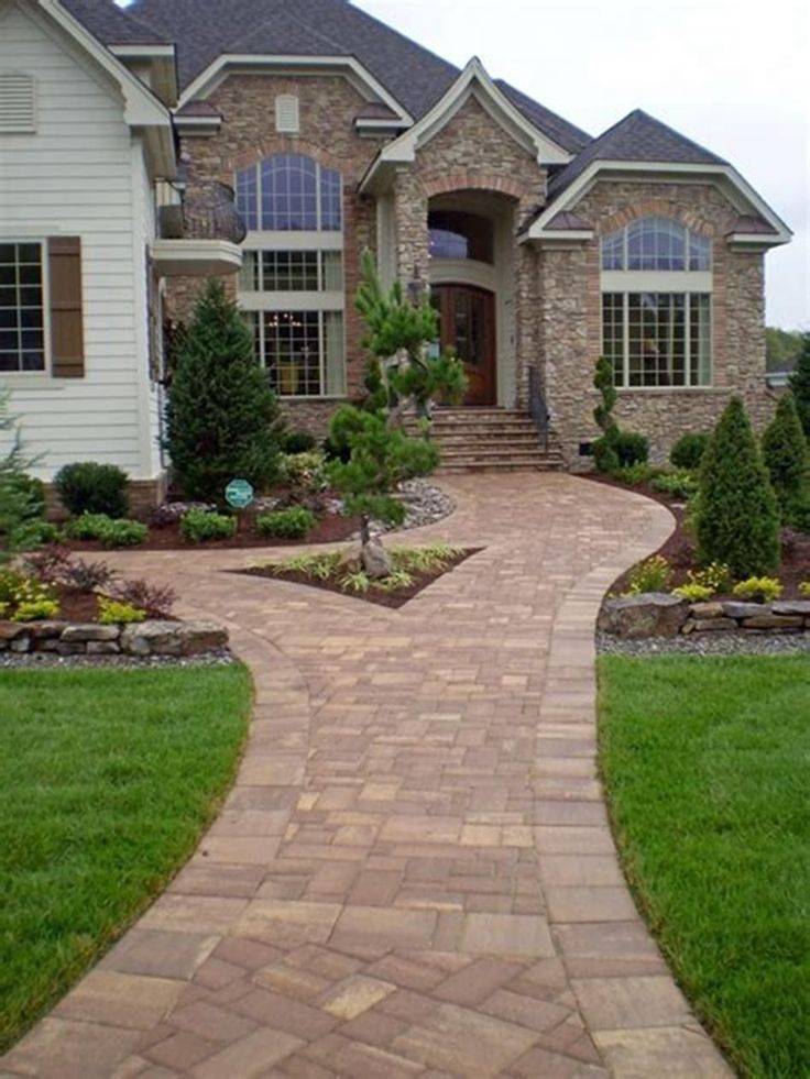 Extraordinary Front Yard Path