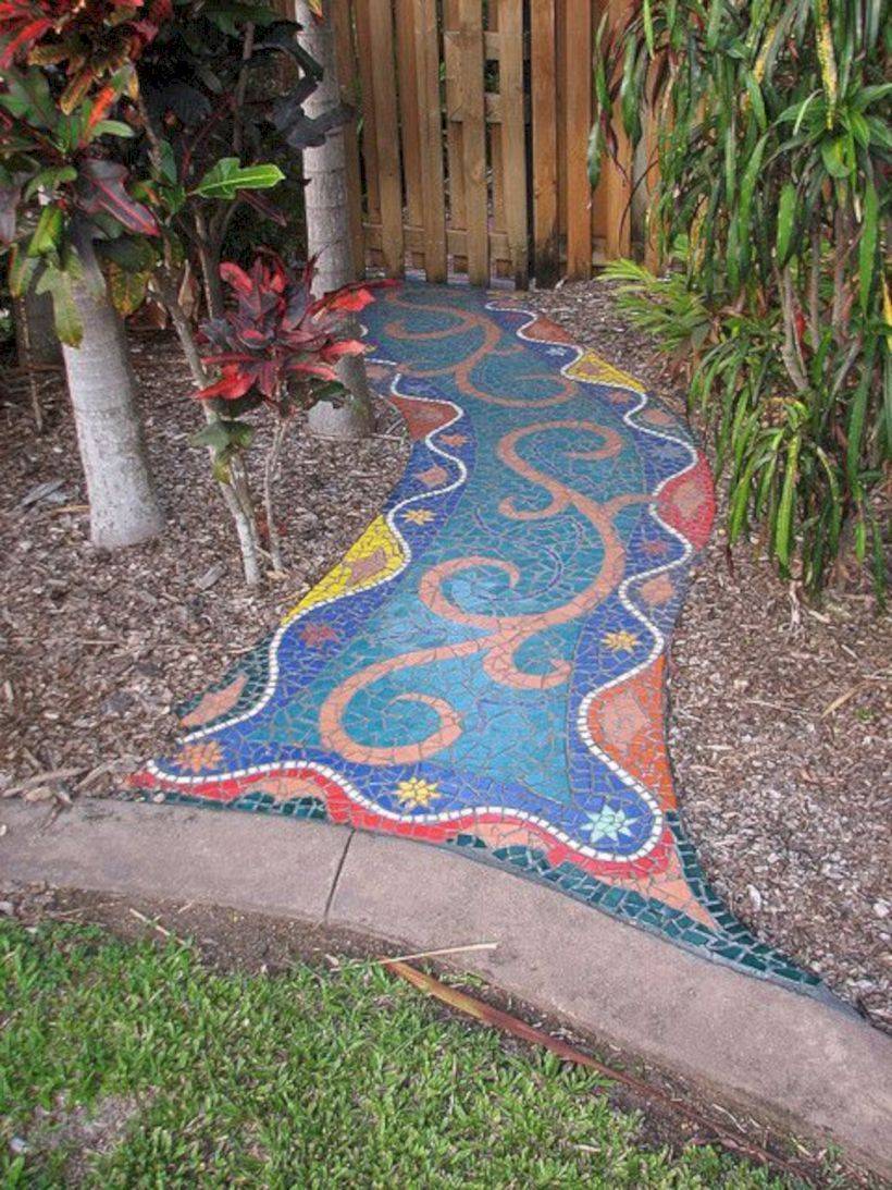 Stunning Mosaic Garden Path You Need To See For Inspiration In