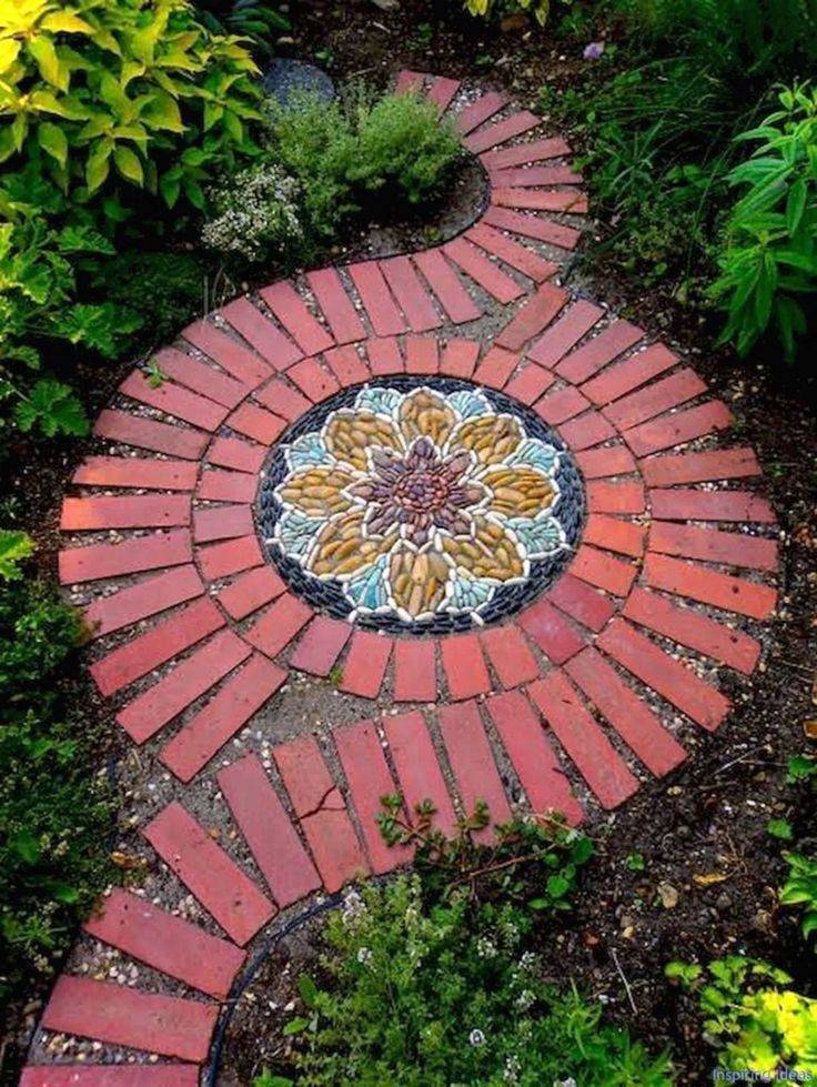 Mosaic Garden Path Ideas