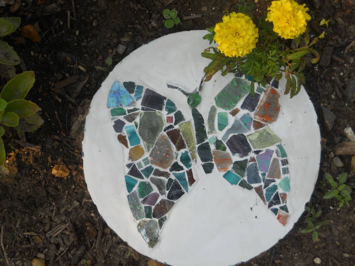 Pebble Mosaic Stepping Stone