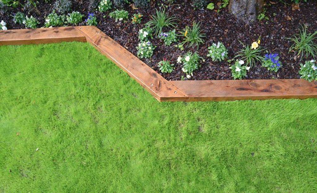 Best Beautiful And Cheap Wood Lawn Edging Ideas Decor Renewal