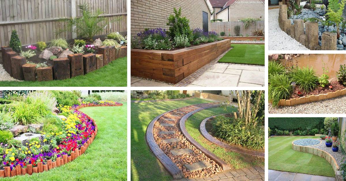 19 Timber Garden Edging Ideas You Should Check SharonSable