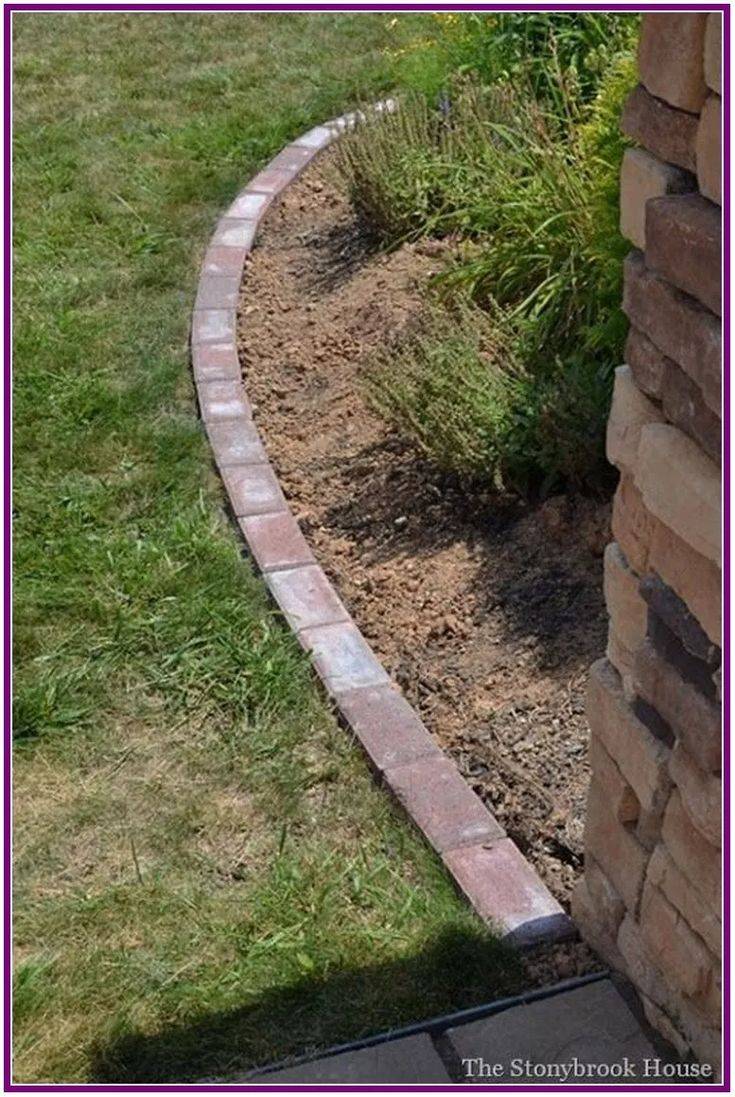 24 Brick Garden Edging Ideas You Must Look SharonSable
