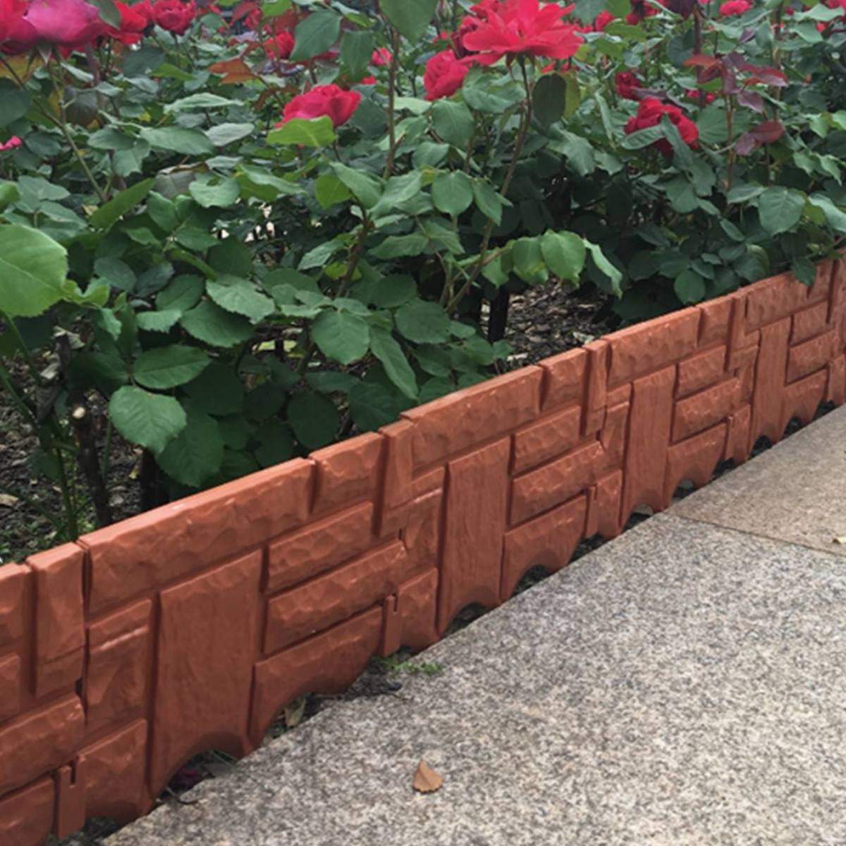Garden Border Fence Edging Garden Design Ideas