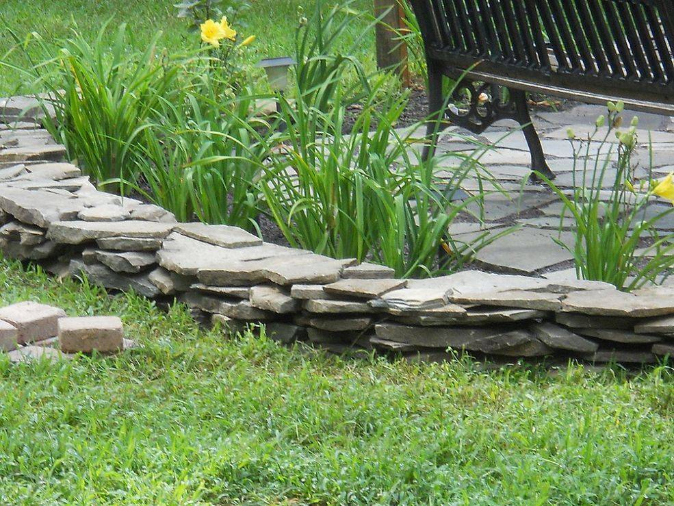 21 Garden Stone Wall Border Ideas To Consider SharonSable