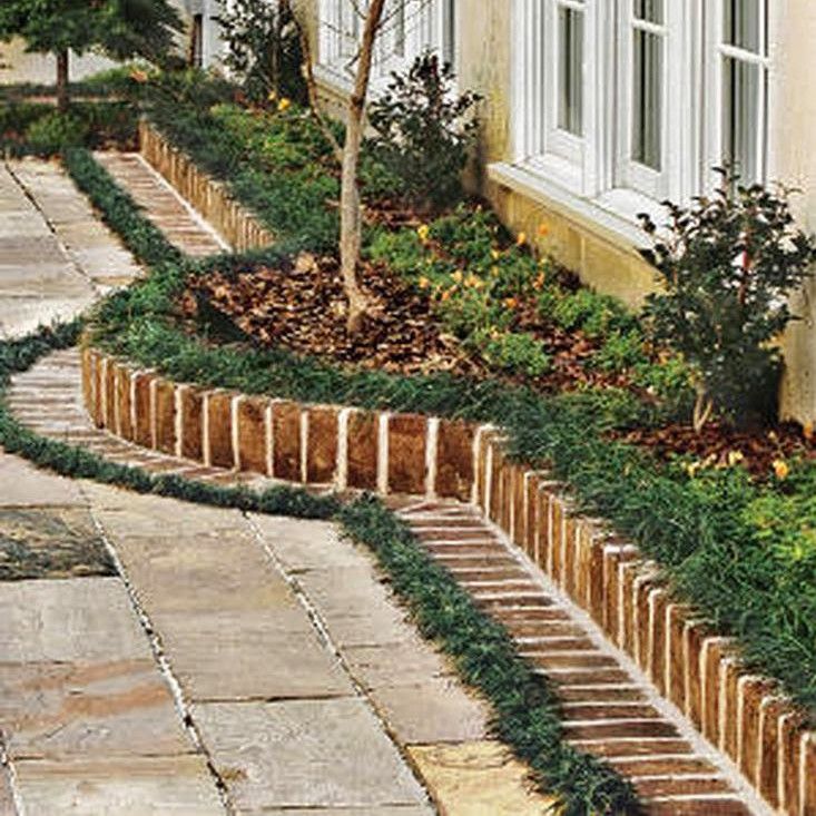 Scrap Wood Garden Edging Wood Garden Edging